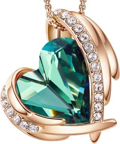 Rose Gold Plated-05-May-Forest Emerald Green