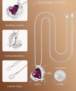 White Gold Plated-02-February-Amethyst Purple