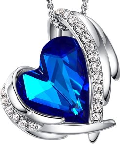White Gold Plated-09-September-Royal Blue Spahhire